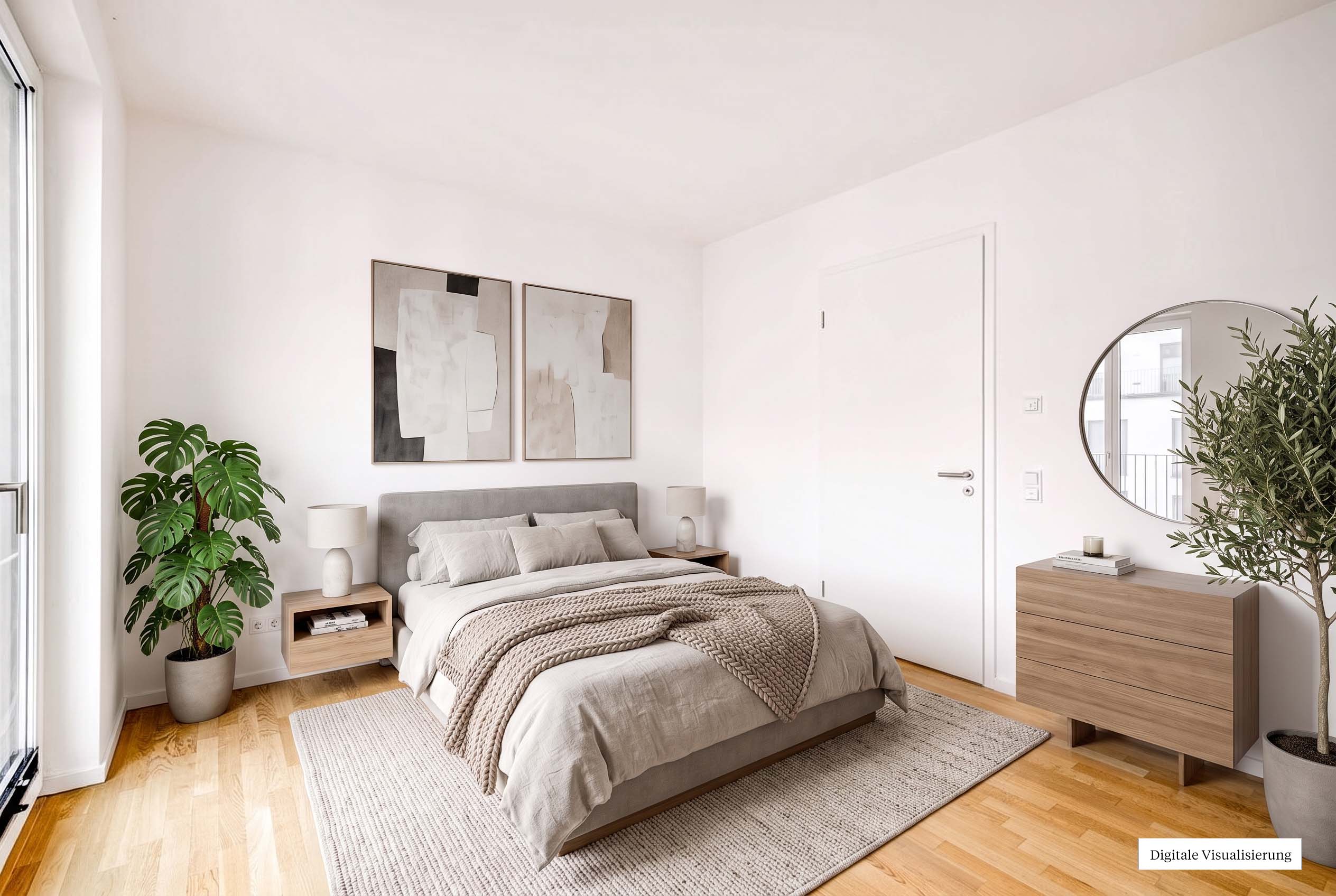 3 - 6. OG - Schlafzimmer (Staging)
